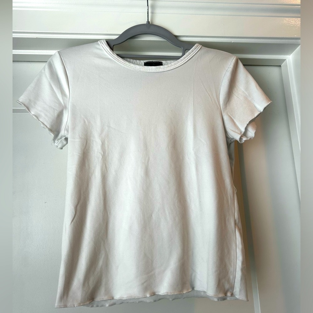 Olivia Rae white short sleeve top